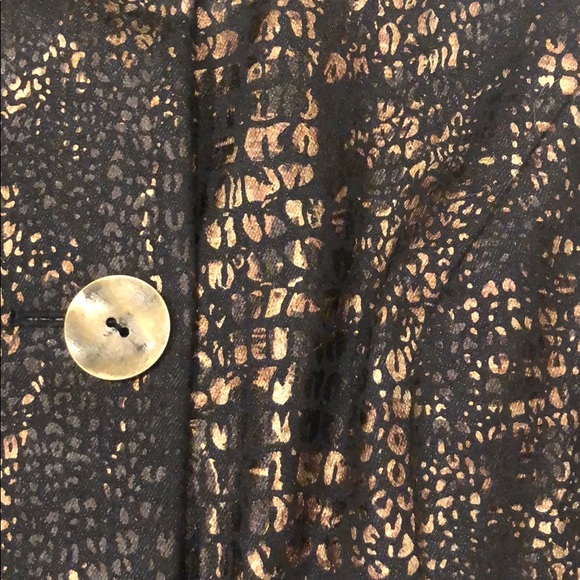 Nwot Metallic Snake Skin 3/4 Length Jacket - Picture 7 of 8